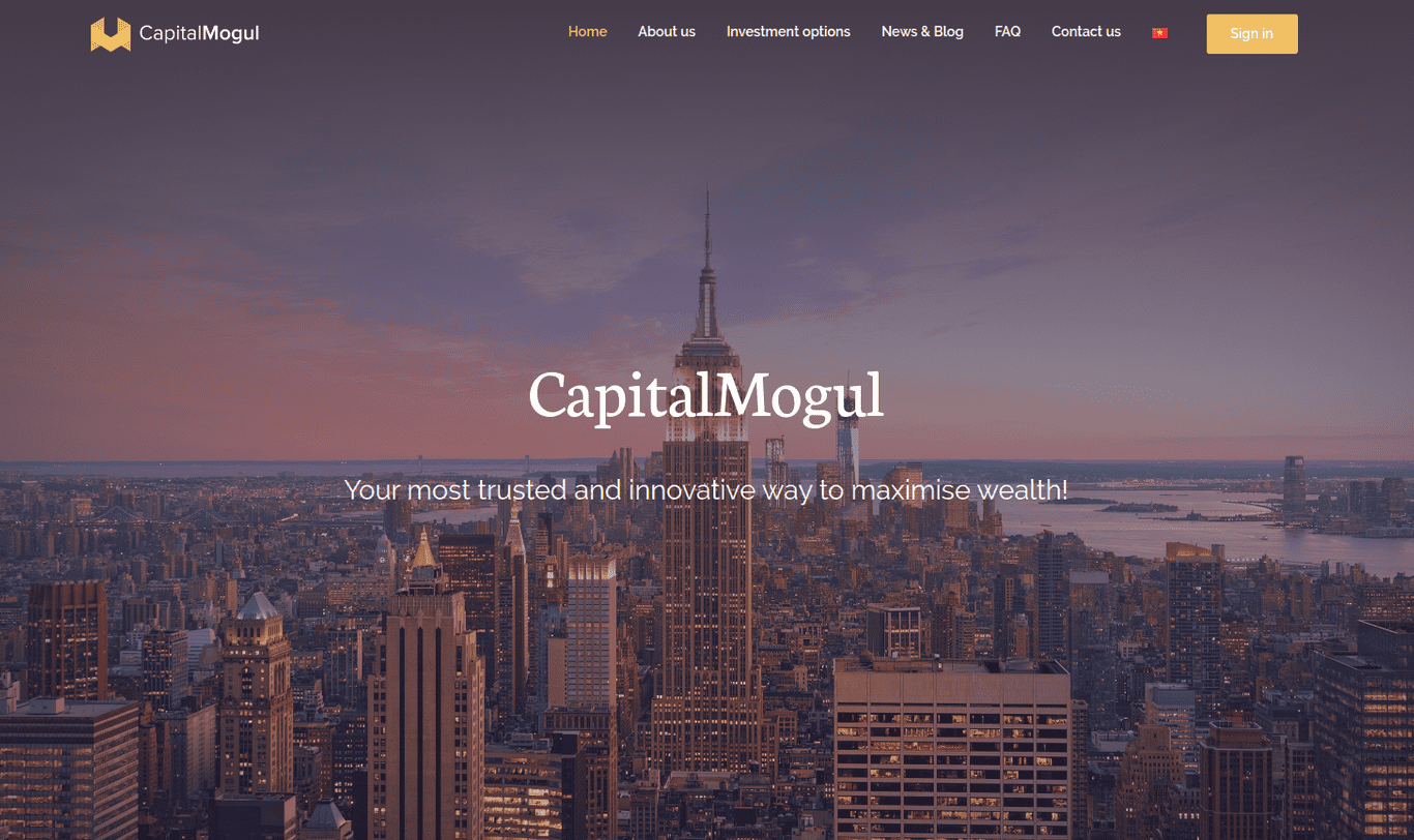 CapitalMogul Website 🏬