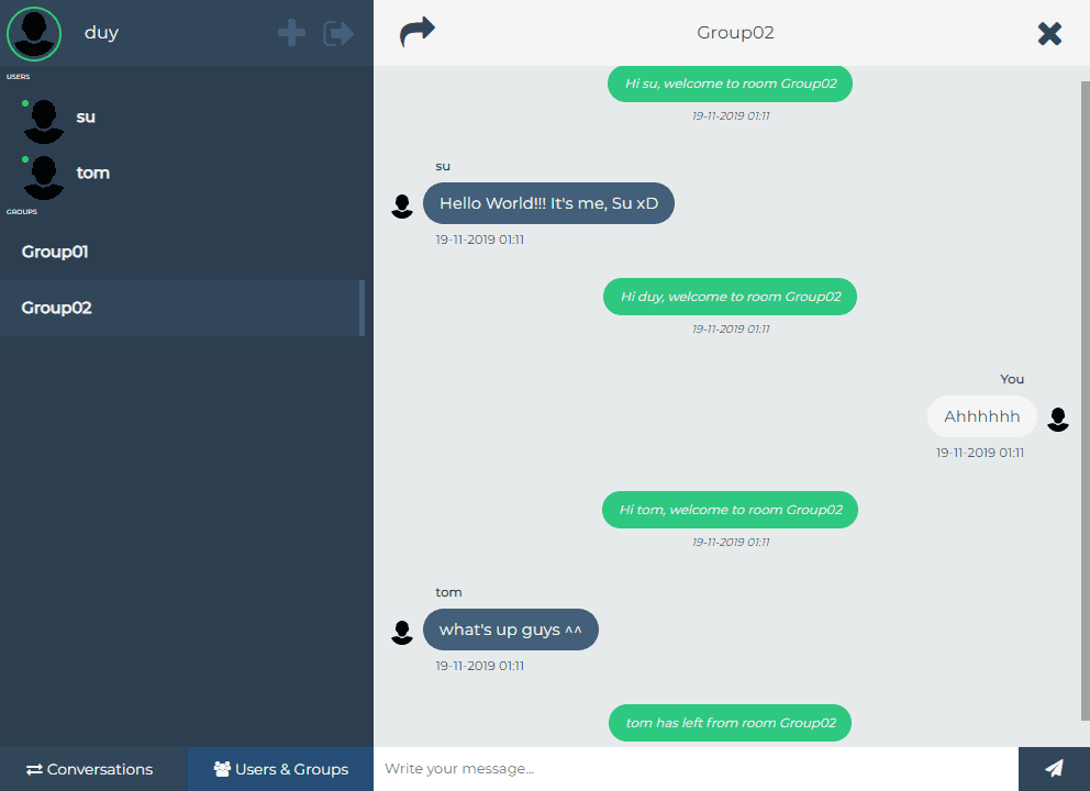 Real-time Chat App 👨🏻‍💻👩🏻‍💻